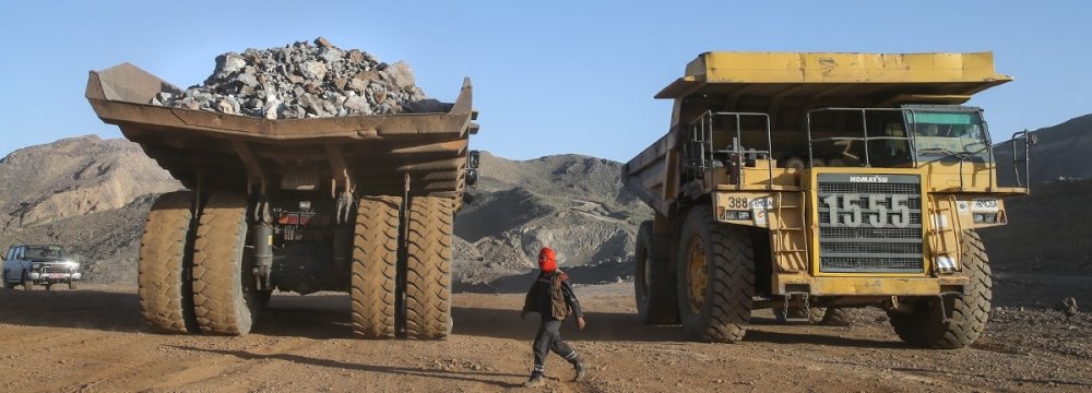 Iran Q1 Mineral Output  Exceeds 84m Tons