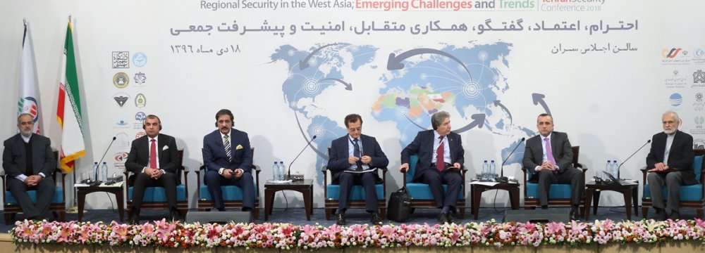 The second edition of Tehran Security Conference was held on Jan. 8. 