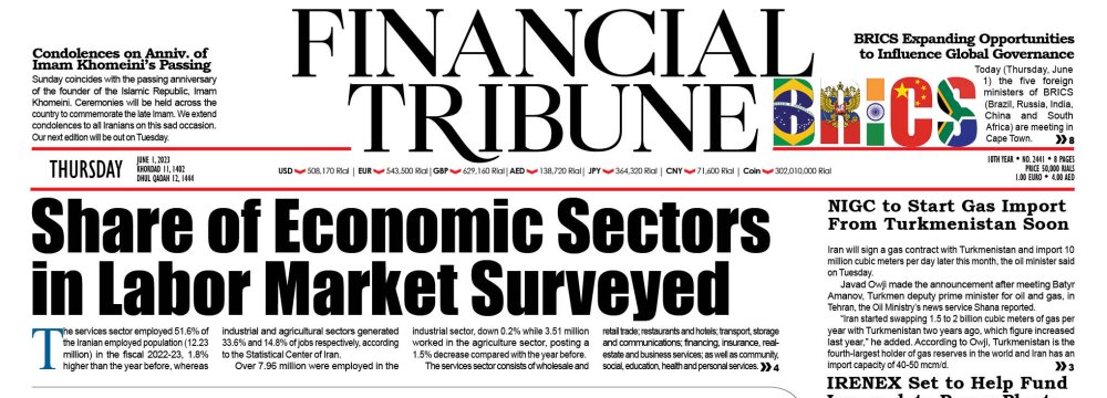 No 2441 Financial Tribune   No 2441 