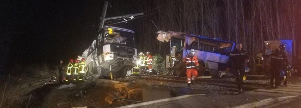 Four French Schoolchildren Killed as Train Plows Into Bus