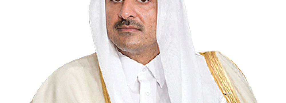 Qatari Emir Calls for Broadening Ties