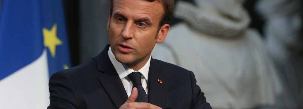 Macron to Appeal for Renewal of EU Democracy