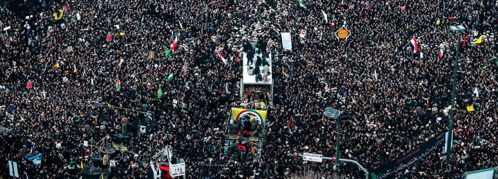Millions March to Honor General Soleimani 