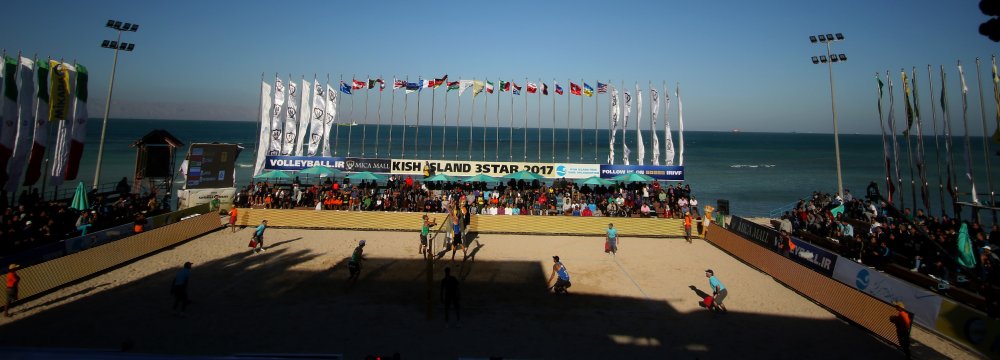 The venue of previous edition of the tour in Kish Island.