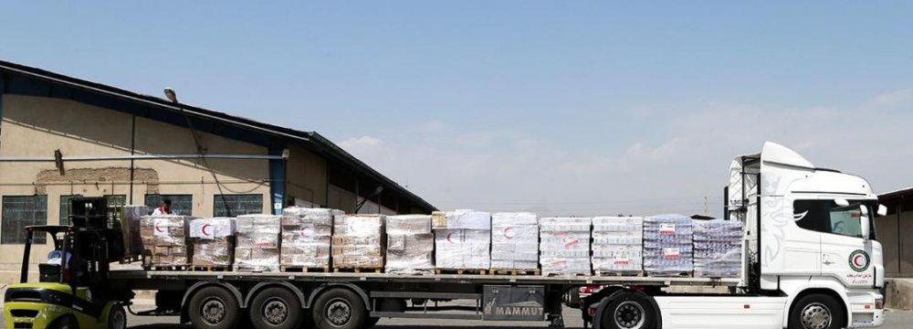 Aid Delivered to Gaza 