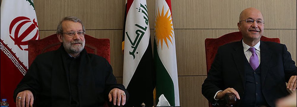 Majlis Speaker Visits Iraqi Kurdistan