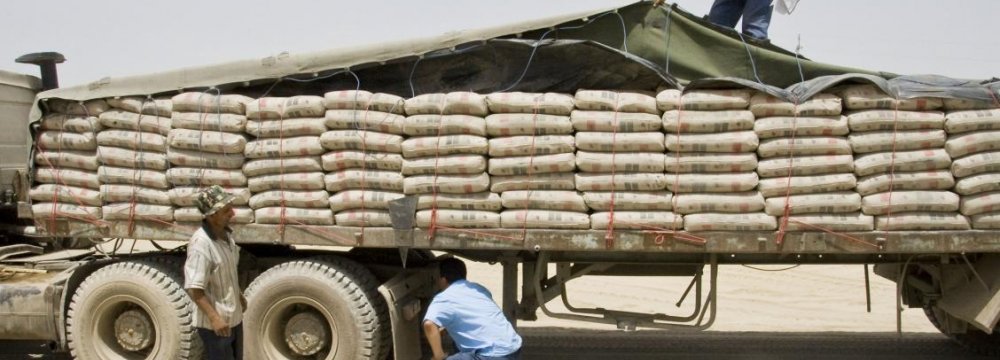 Cement Export Down