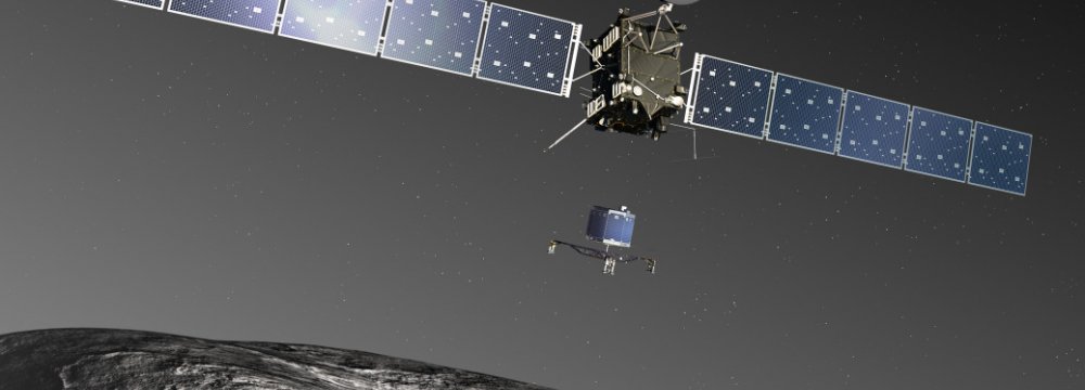 Philae Touches Down on Surface of a Comet