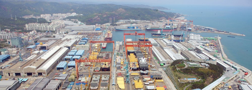In 2008, IRISL placed an order for 17 vessels with Hyundai and paid around $227 million, but due to the nuclear sanctions, the money was locked up in South Korean banks and the vessels were never built.