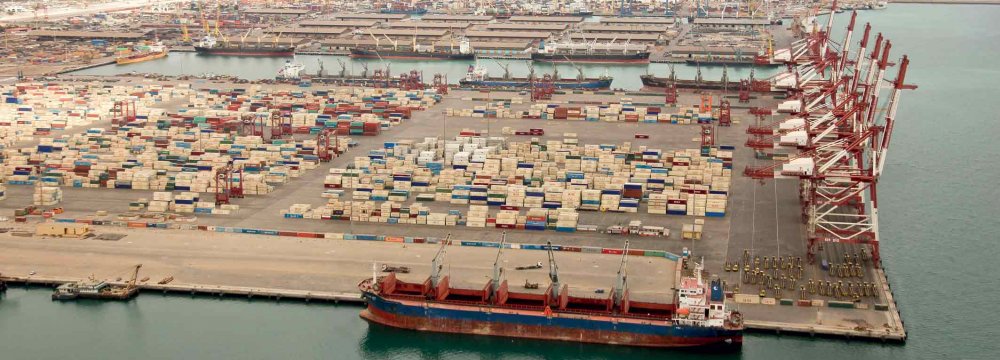 Shahid Bahonar Port Operations Increase