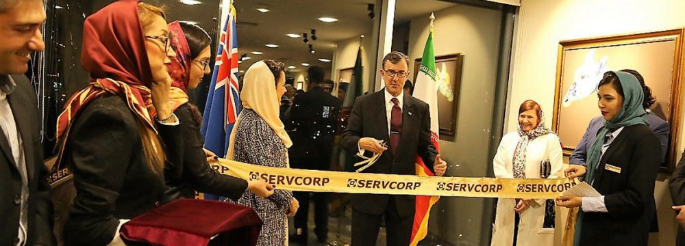 Servcorp is planning to open 10 branches in Iran.