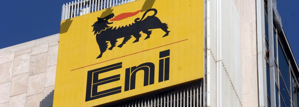 Eni stopped importing oil from Iran in 2012 after economic sanctions were tightened in 2011 and 2012.