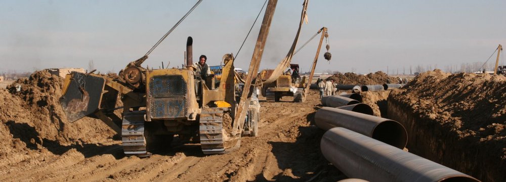 Iran may expedite the construction of gas infrastructure from the south to the north in the face of a supply cut in Turkmen gas.