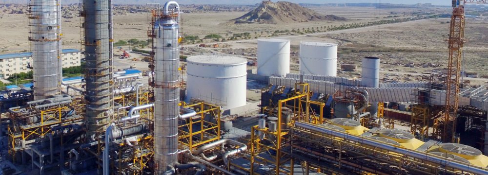 Iran’s oil facilities in the West Karun region.