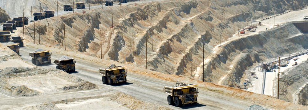 Iron ore is one of the Iranian mining sector’s main exported commodities.