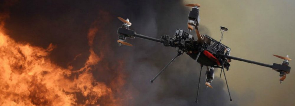 Iranians Develop Firefighting Drone