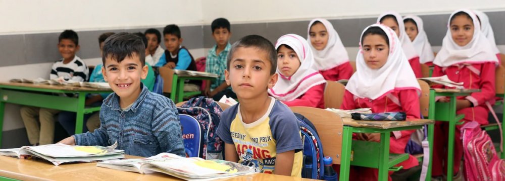 To prepare children from bilingual groups for formal education, a program was proposed to cover 150,000 students in both the mother-tongue as well as Farsi.