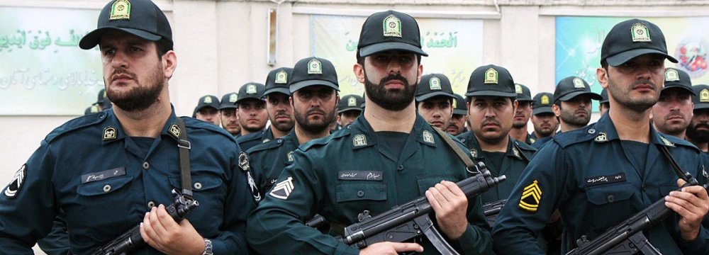 Iranian Police Seek Cordial Ties With People