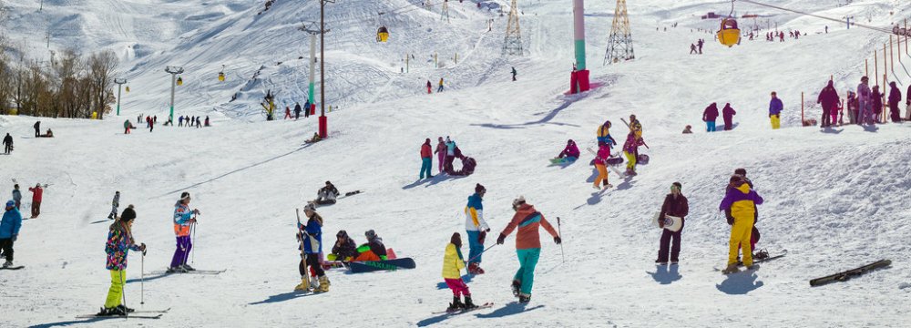 The planned resort is expected to dethrone Dizin (pictured) as the largest ski resort in Iran.