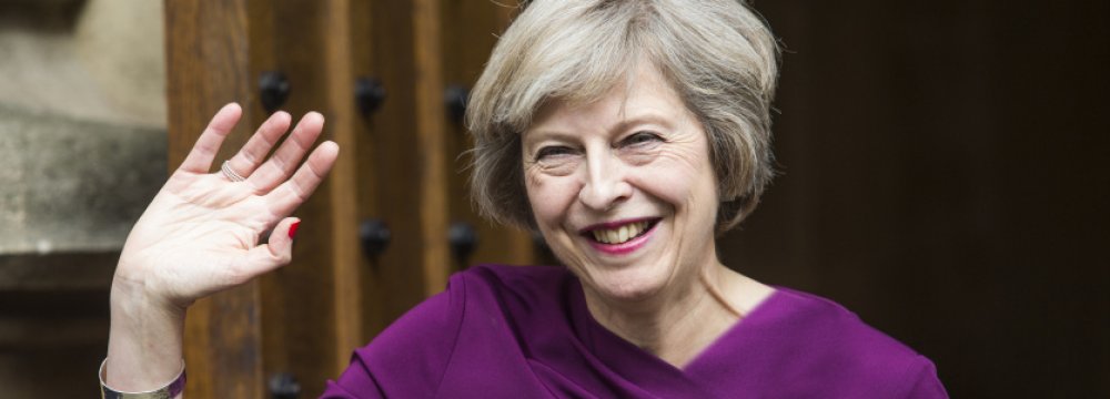 British Prime Minister Theresa May