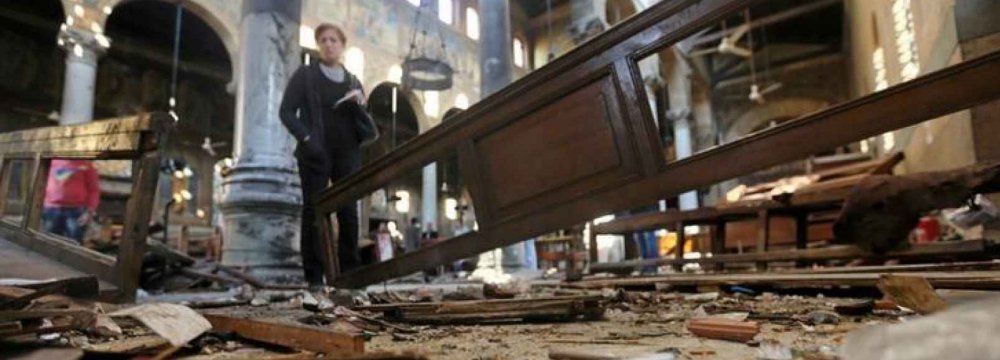 IS Claims Cairo Church Blast