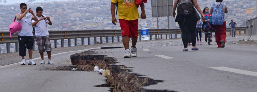 Strong Earthquake Hits Chile