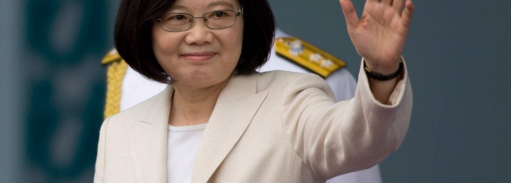 Taiwanese President Tsai Ing-wen