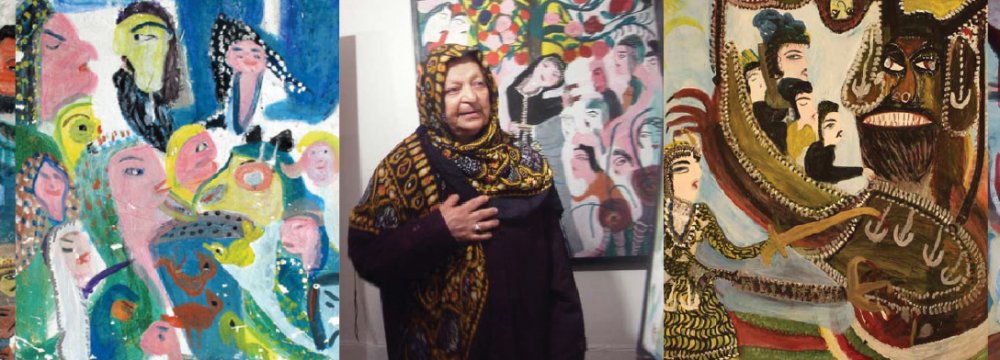 Mokarrameh Ghanbari and her works