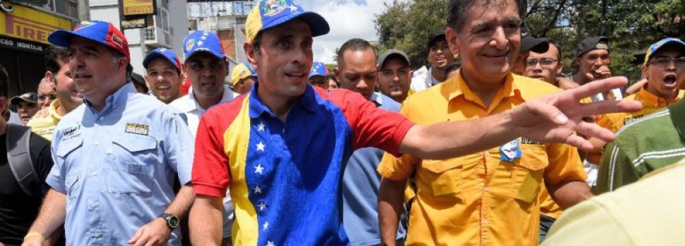 Venezuela Opposition Leader Vows to Win