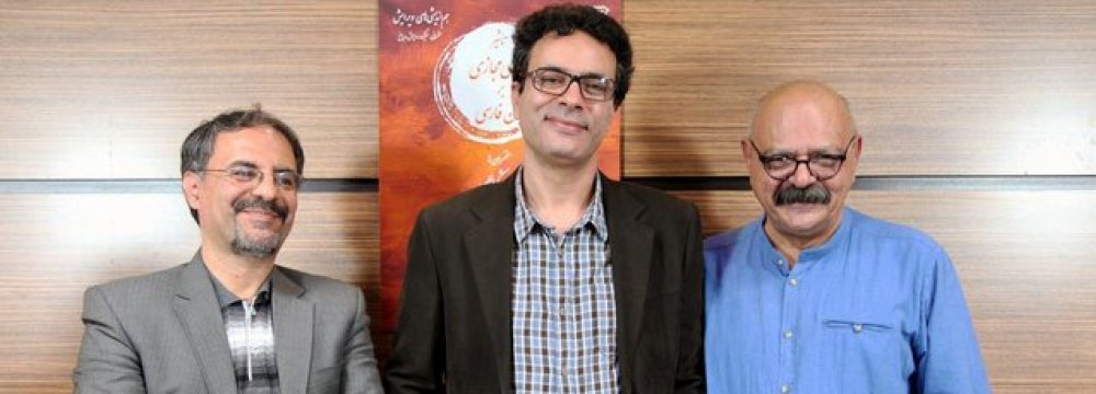 Ali Famyan (L), Reza Shokrollahi (C) and Kourosh Safavi