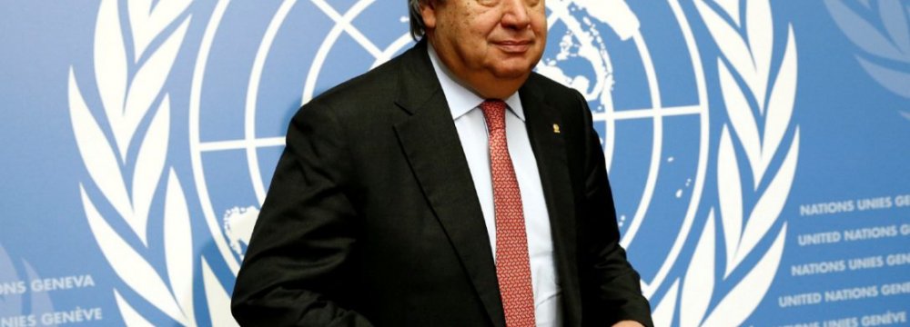 Guterres Nominated UN Chief