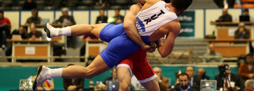 Iran 3rd in Greco-Roman Wrestling World Cup