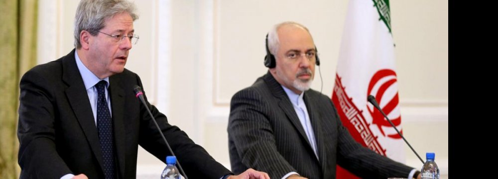 Tehran, Rome Share Interests in Middle East