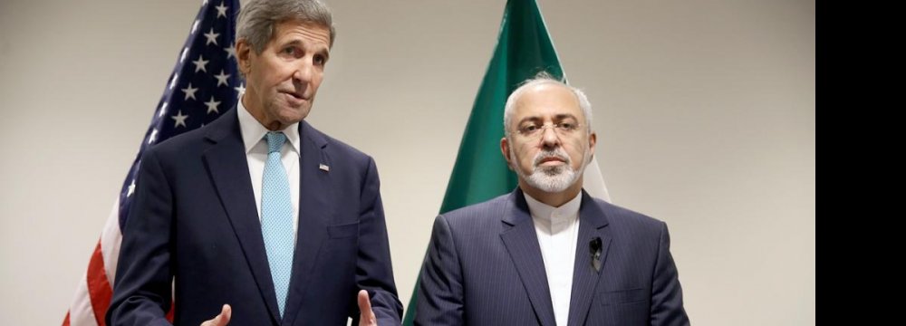 Zarif-Kerry Meeting Focused on Deal 