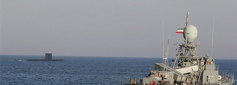 Joint Naval Drill Staged in Hormuz Strait  