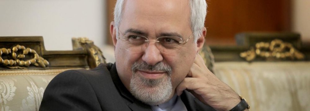 Zarif Embarks on Asia-Pacific Tour