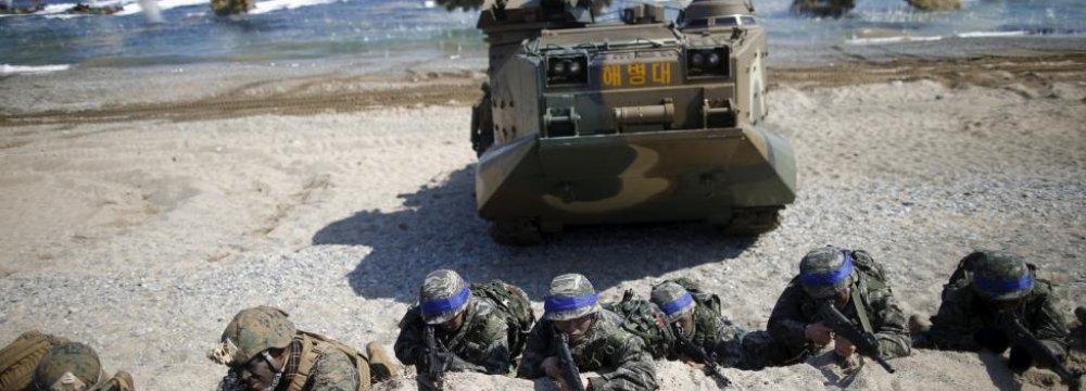 US, South Korea Stage Assault Drill