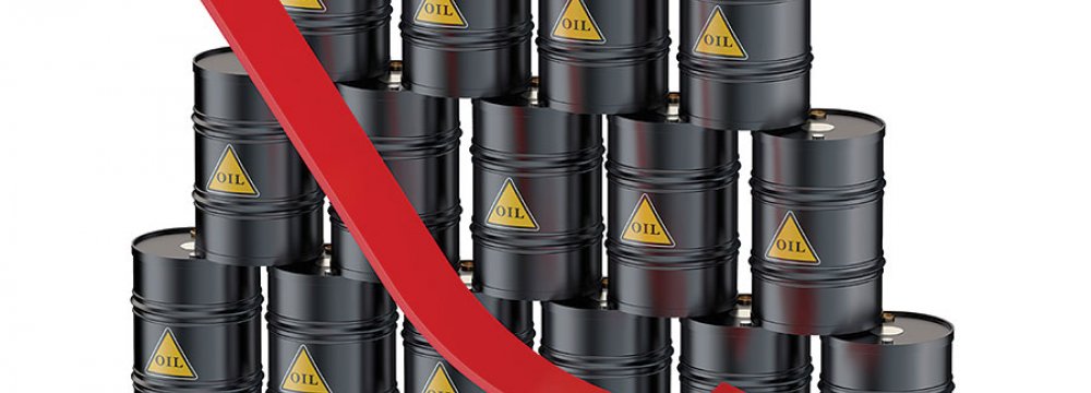 Oil Near One-Month Low