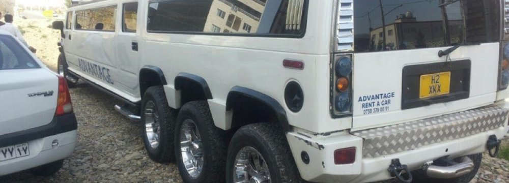 British Hummer Pulled Off Road