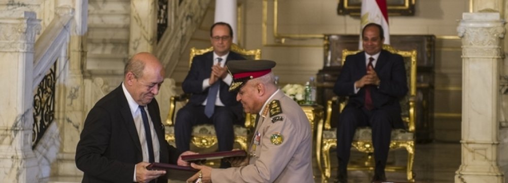 France, Egypt Sign Deals Worth $2b