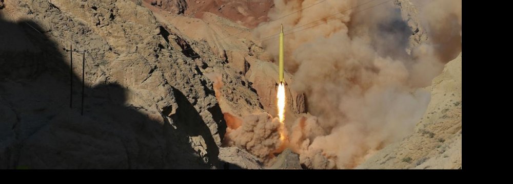Missile Tests Serve Deterrent Purpose