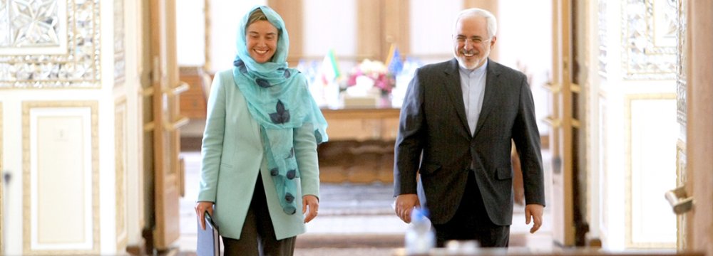 Iran, EU Outline Vision for Wider Cooperation