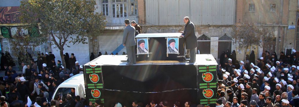 Ayatollah Ardebili Laid to Rest