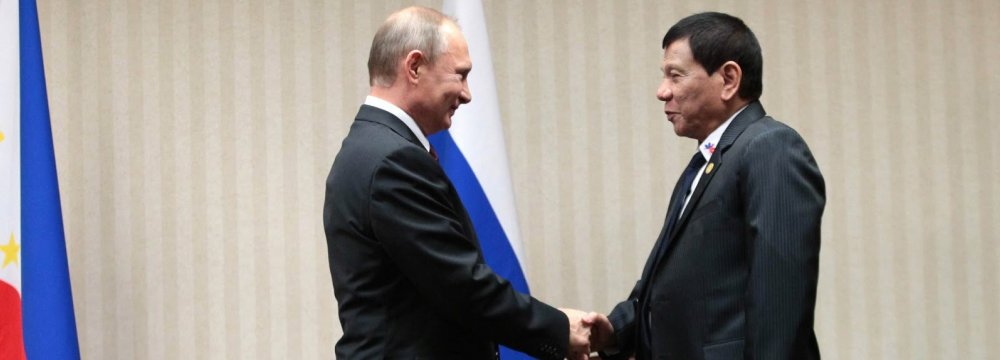 Duterte Talks to Putin About Western “Hypocrisy”