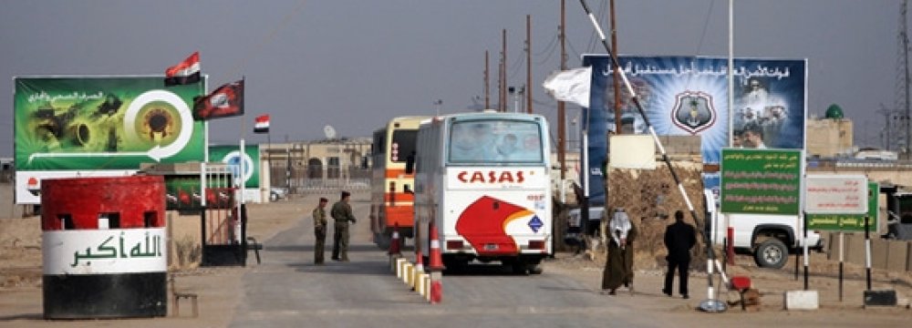Halt in Iran&#039;s Cargo Transit to Iraq