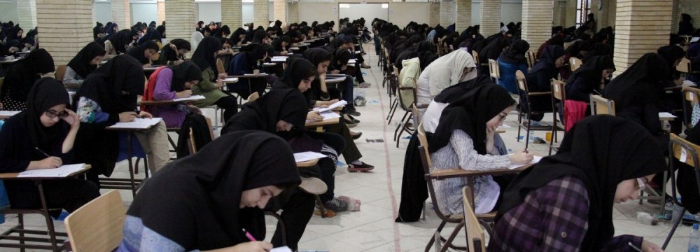 In the entrance exam held in June this year, universities had an overall capacity to admit 800,000 students while only  500,000 took the test.