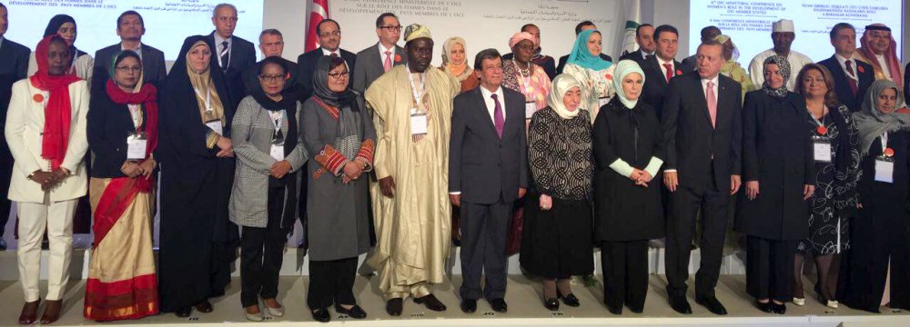 Ministers and high-ranking officials from 56 OIC member states attended the conference to discuss women’s role in development.