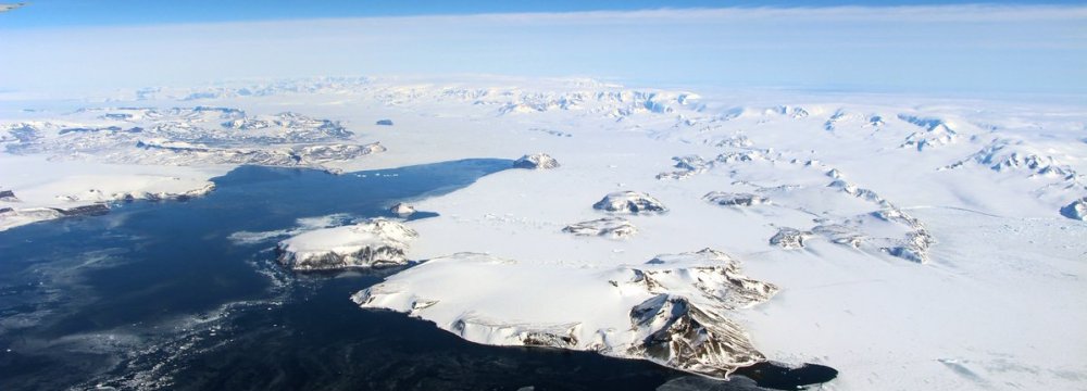Space photo of the northernmost portion of the Antarctic Peninsula. (Photo: NASA Goddard)