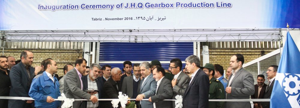 Renault Launches Gearbox Production in Tabriz