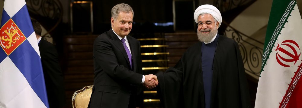 Tehran, Helsinki Agree to Boost Cooperation